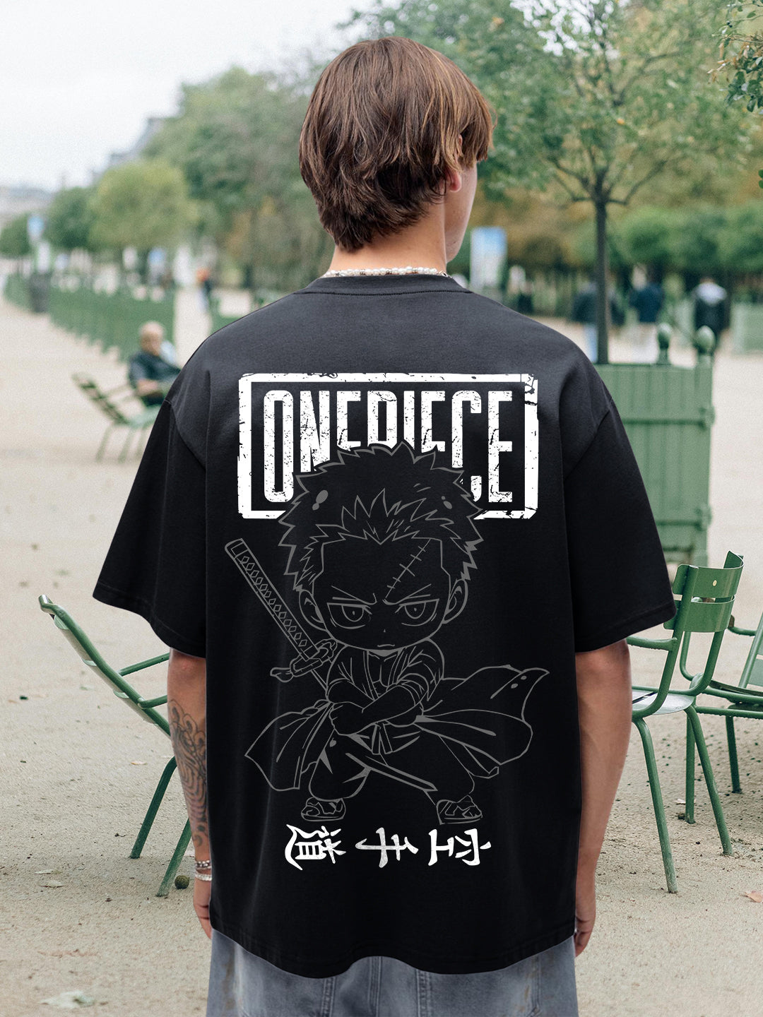 Bladestorm Zoro Men Printed Oversized T-Shirt
