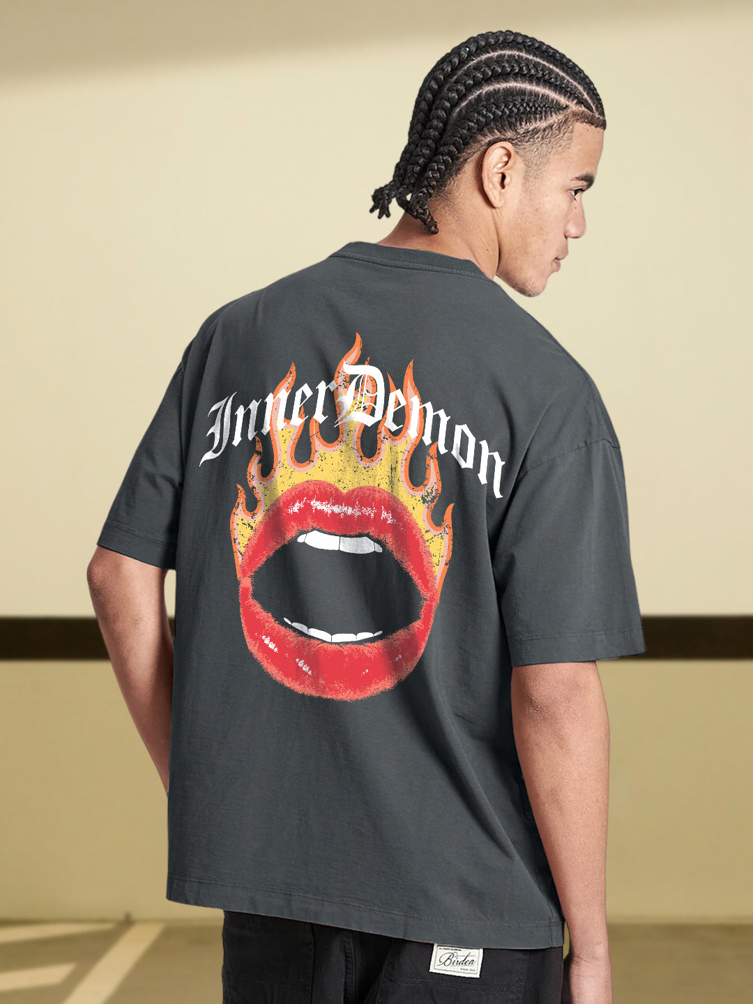 Inner Demon Men Printed Oversized T-Shirt