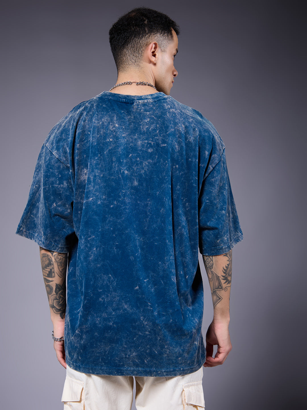 Men Retro Washed Oversized T-Shirt