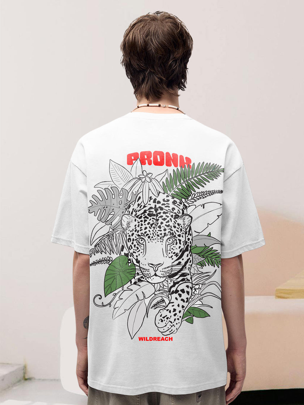 Wild Reach Men Printed Oversized T-Shirt
