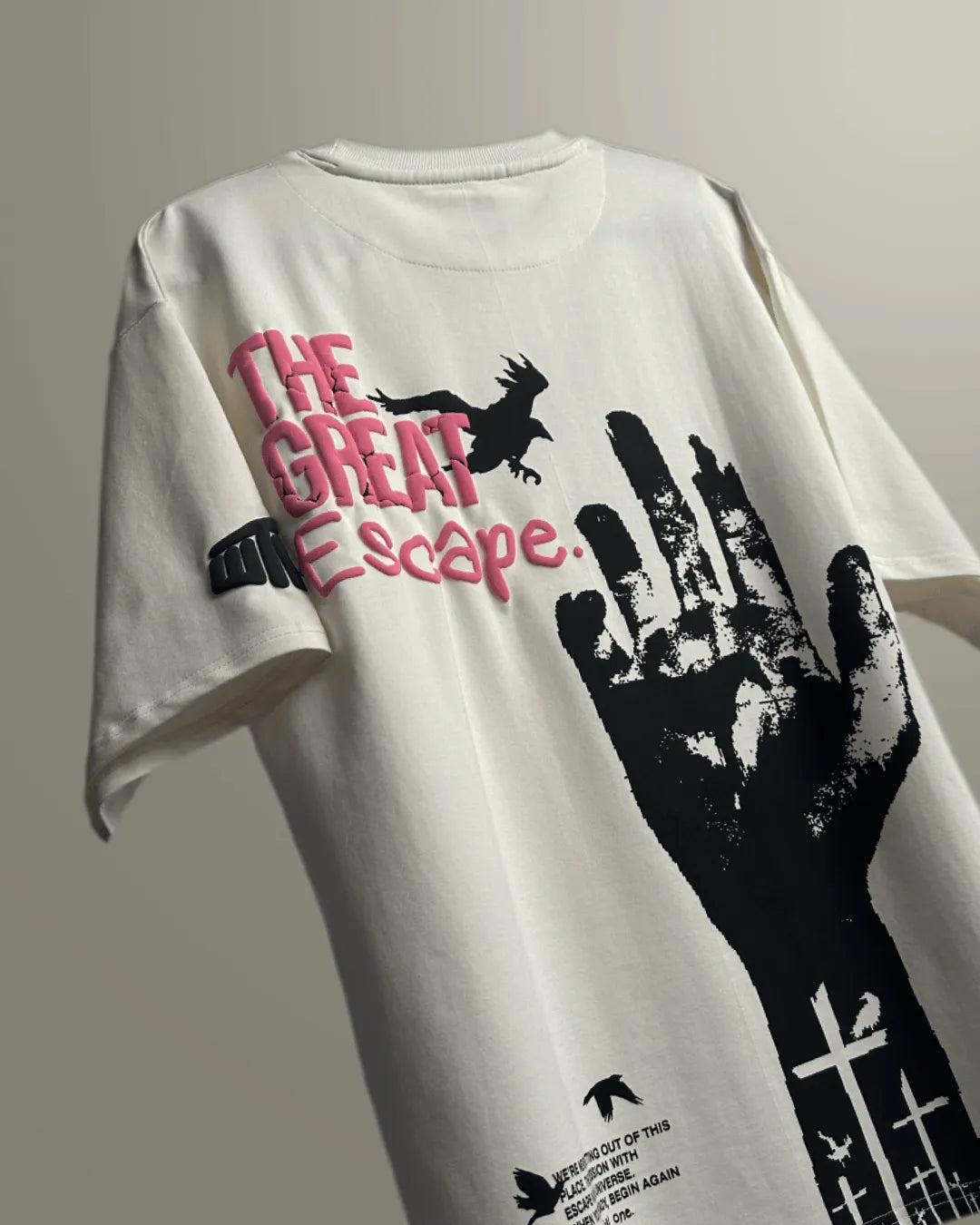 The Great Escape White Heavyweight Oversized T-shirt