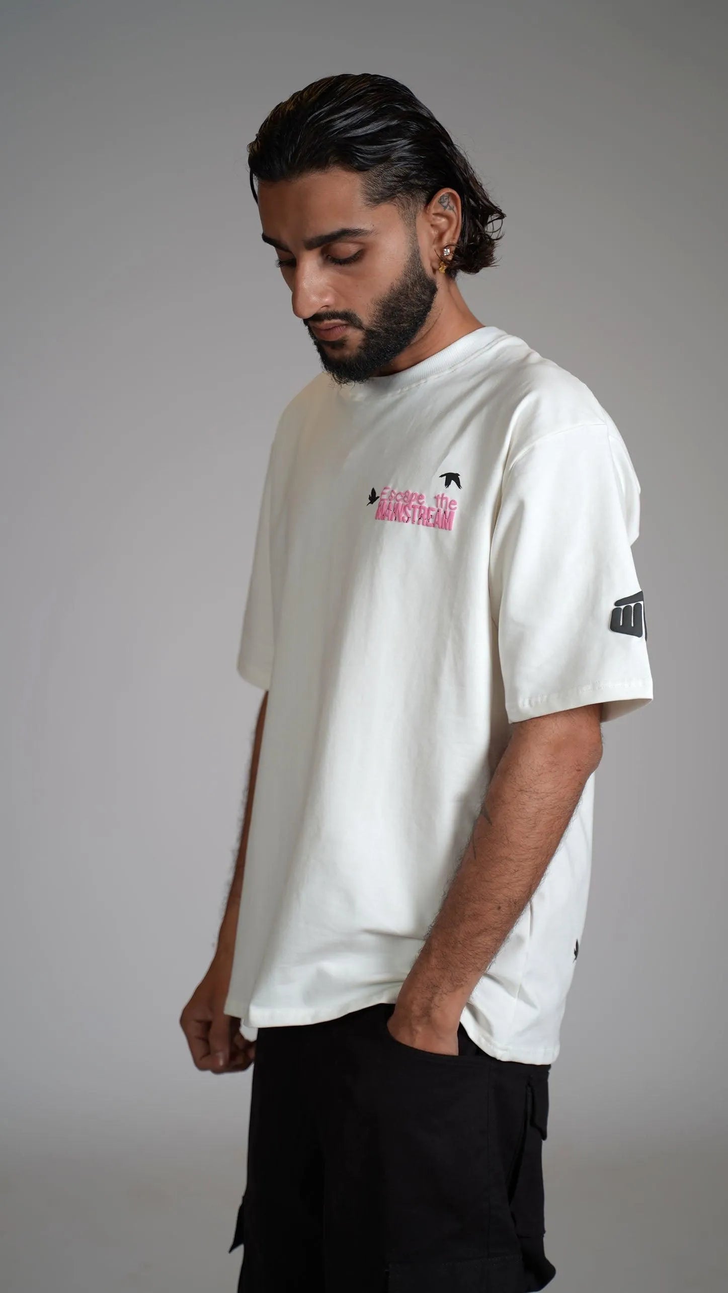 The Great Escape White Heavyweight Oversized T-shirt