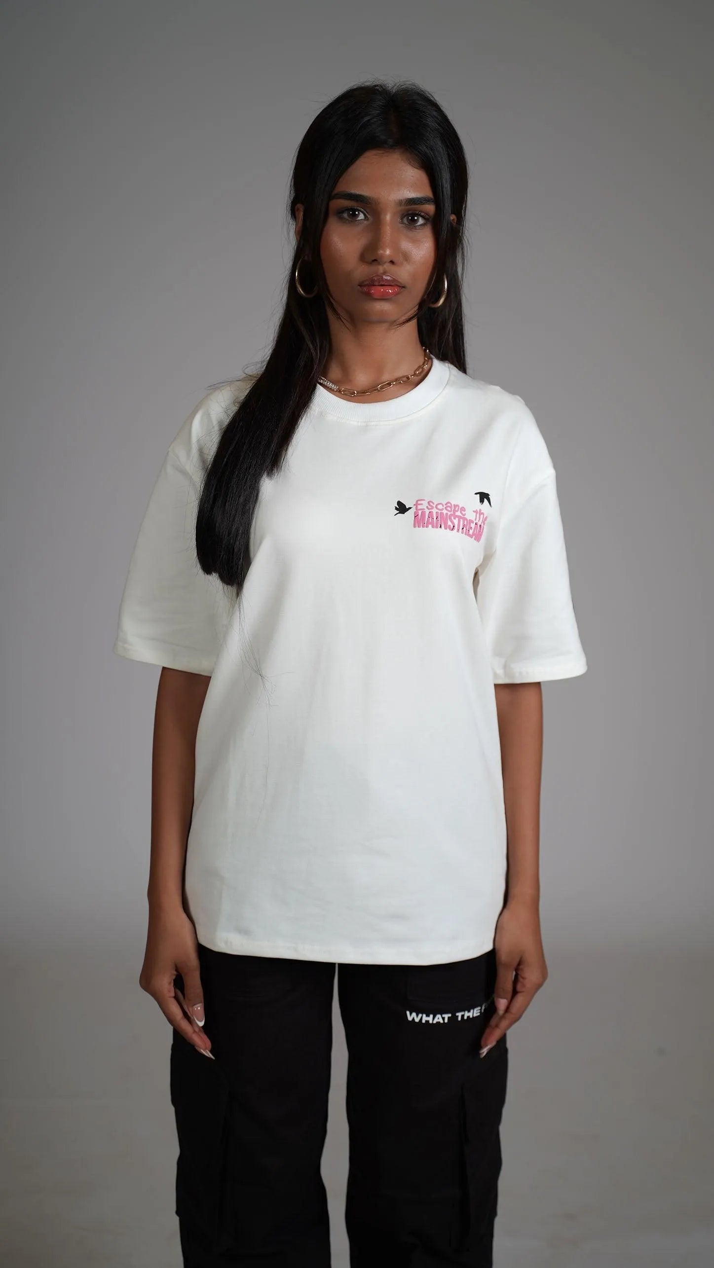 The Great Escape White Heavyweight Oversized T-shirt
