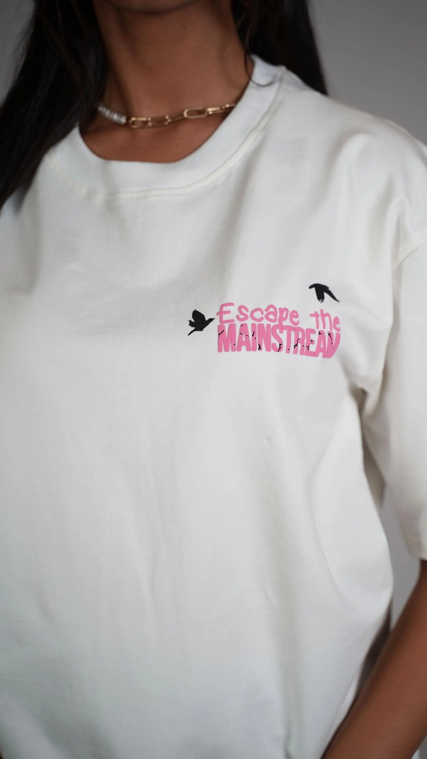 The Great Escape White Heavyweight Oversized T-shirt