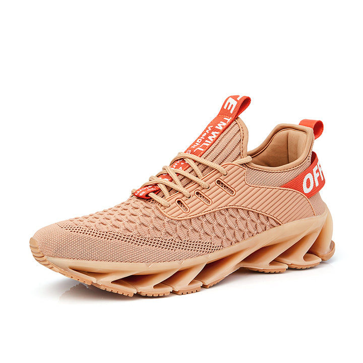 Brand Logo Custom High-tech Blade Sole Men Breathable Professional Fashion Sneakers Running Shoes