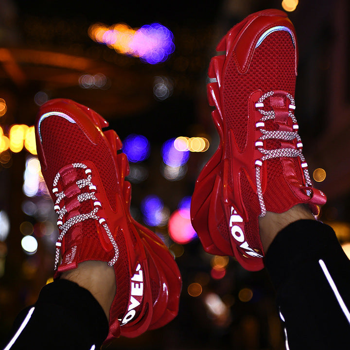 Men's Blade Outdoor Sports Leisure Running Outerwear Youth Versatile Light Luxury Trendy Fashion Dad Shoes