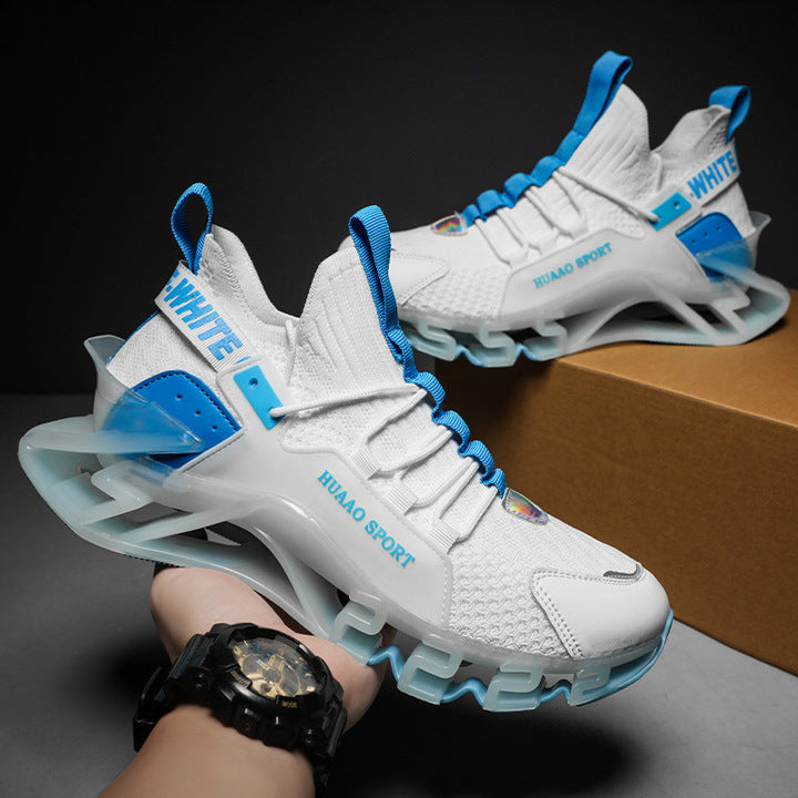 New Arrival Trendy Blade Running Shoes Men Breathable Reflective Sneakers Antiskid Outsole Cushioning Sport Shoes Training