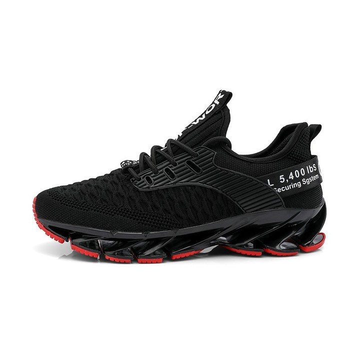 Fashion Blade Mesh Woven Surface Men's Running Shoes Sports Shoes Height Increase Sneaker Men Shoes OG