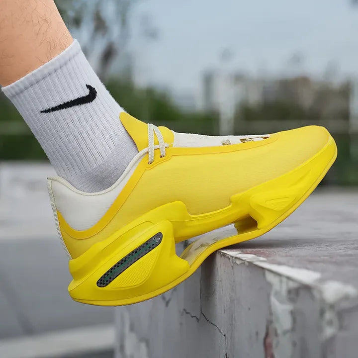 Men's & Women's New Cushioning Blade Running Shoes Non-Slip Outdoor Athletic Sneakers for Summer for Heavy Runners Lace Sports
