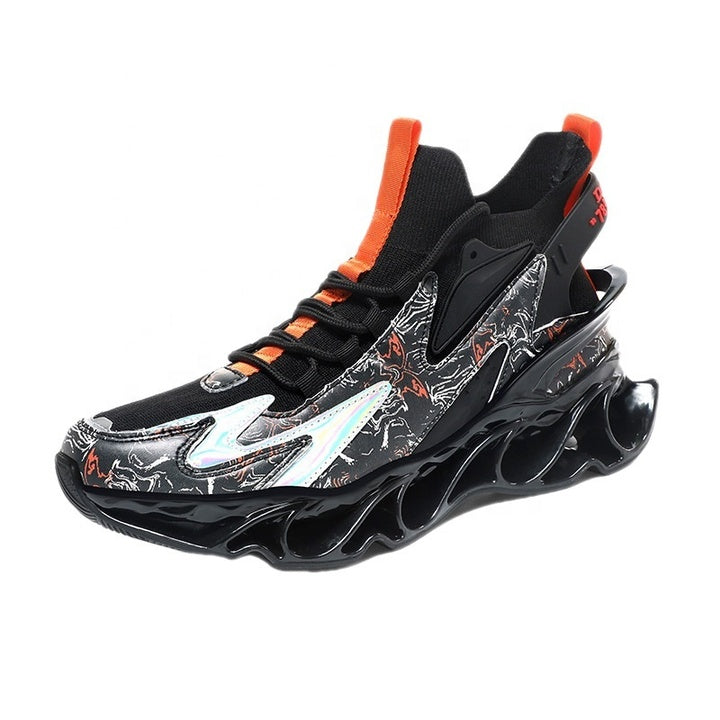 Y Plus Size 46 Blade Men's Shoes Fly Woven Breathable Sneakers Trendy Casual Waking Running Sport Basketball Dad Shoes for Men