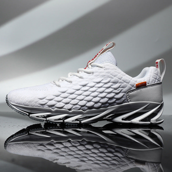 2025 Summer Plus Size Men's Breathable Blade Shoes Popular Leisure Sports Running Mesh Summer Comfort