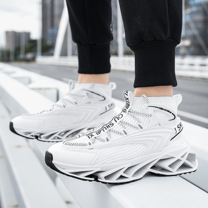 Feiwei Sports 2025 New Blade Shoes Large Size Men's Casual Mesh Breathable Easy Fashion Trend Match