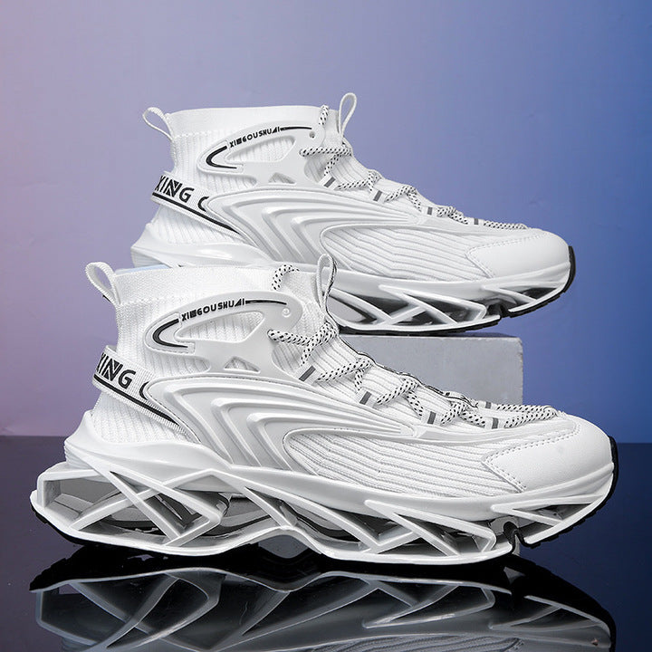 Feiwei Sports 2025 New Blade Shoes Large Size Men's Casual Mesh Breathable Easy Fashion Trend Match