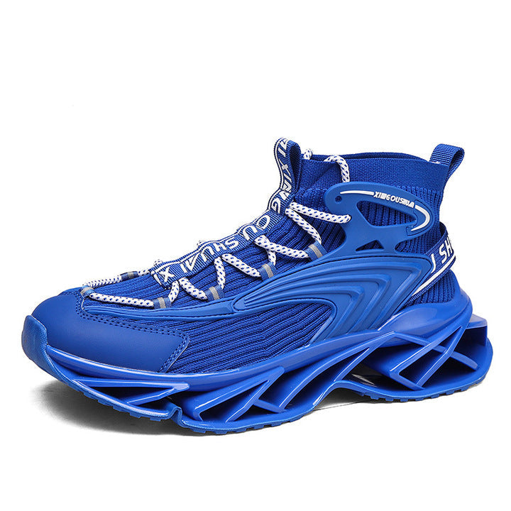 Blade Shoes, Fashionable, Sporty, Plus Size, Versatile, Outdoor, Casual, Shock-absorbing, Rebound Running Shoes for Men