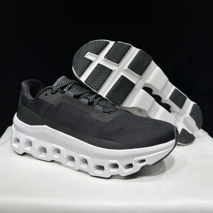 High-quality Men's Fashion Contrast Color Wear-resistant Non-slip Lace-up Sneakers Blade Luminous Shoes