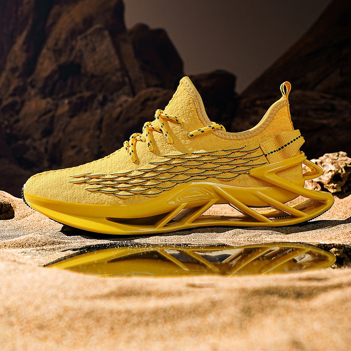 Running Thick Bottom Shock Absorber Youth Leisure Racing Large Outdoor Blade Sports Men's Shoes