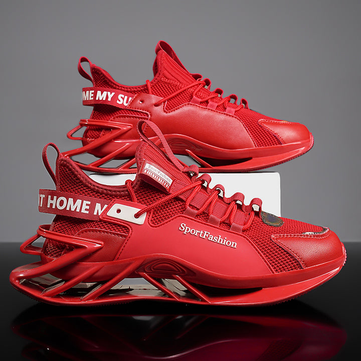 Wholesale Breathable Fashion Outdoor Sport Shoes Lace-up Light Weight Oem Trainers Blade Running Shoes