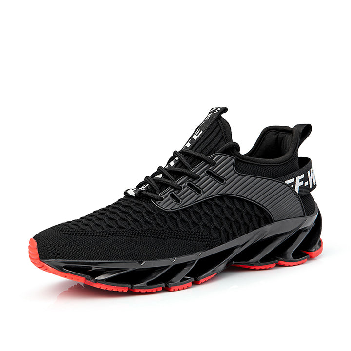 Brand Logo Custom High-tech Blade Sole Men Breathable Professional Fashion Sneakers Running Shoes