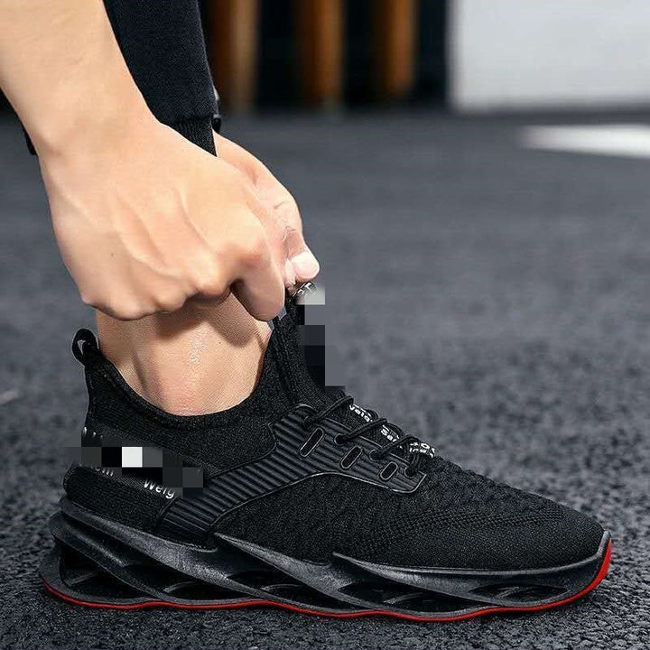 2024 Summer New Fashion Casual Shoes Men's Blade Running Shoes Trend Flying Woven Sports Shoes SIZE39-44