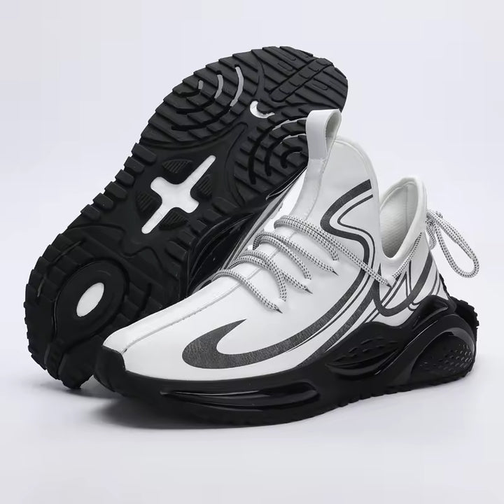Men's Blade Running Shoes Sneakers with Mesh Lining and Lighted Feature for Outdoor Athletic Jogging Sports