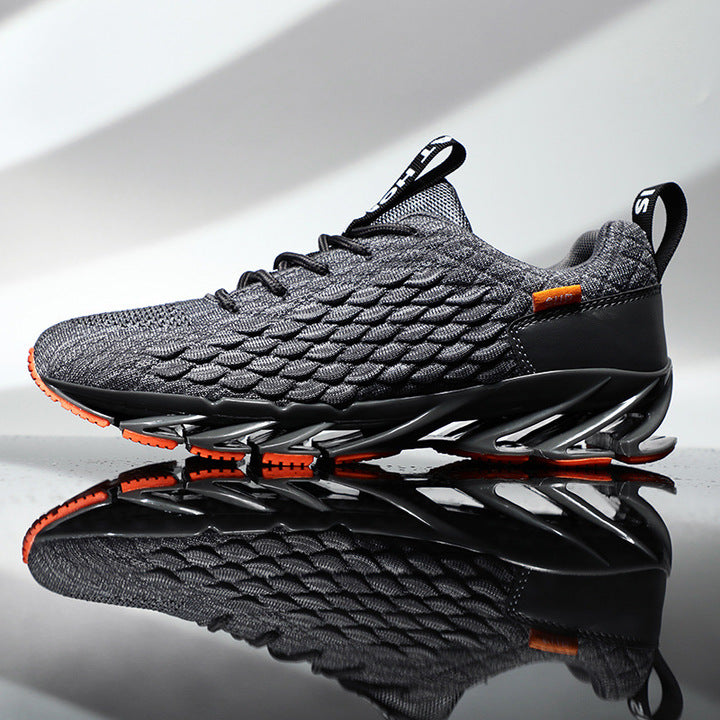 2025 Summer Plus Size Men's Breathable Blade Shoes Popular Leisure Sports Running Mesh Summer Comfort