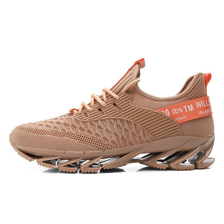 Fashion Blade Mesh Woven Surface Men's Running Shoes Sports Shoes Height Increase Sneaker Men Shoes OG