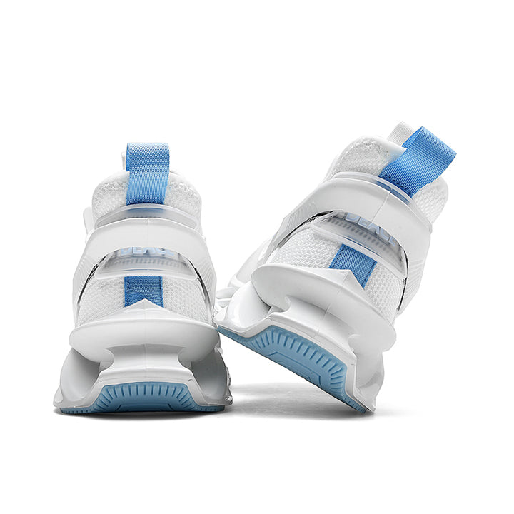 OEM Trend Breathable Flying Woven Men Sport Casual Luxury Blade Running Shoes Sock Sneaker