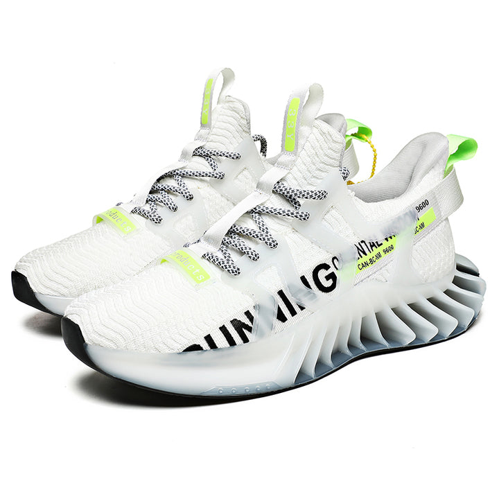 Custom Men Reflective Fashion Blade Shoes White Shoes Casual Walking Sneakers Size 39-46 for Men