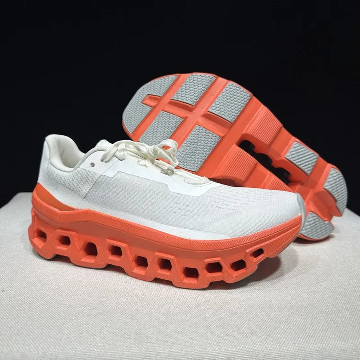 High-quality Men's Fashion Contrast Color Wear-resistant Non-slip Lace-up Sneakers Blade Luminous Shoes