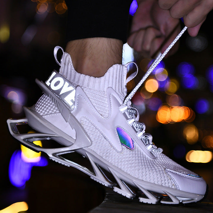 Men's Blade Outdoor Sports Leisure Running Outerwear Youth Versatile Light Luxury Trendy Fashion Dad Shoes