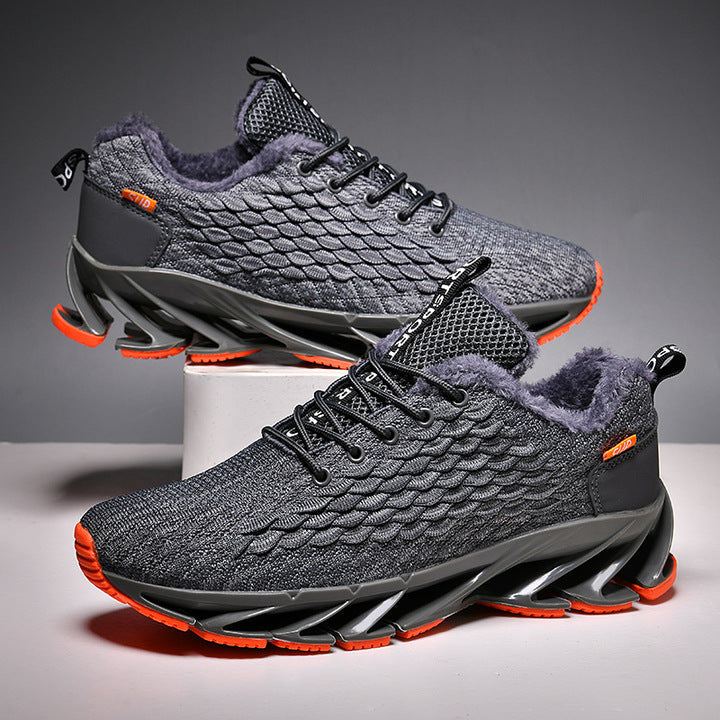 2025 Summer Plus Size Men's Breathable Blade Shoes Popular Leisure Sports Running Mesh Summer Comfort