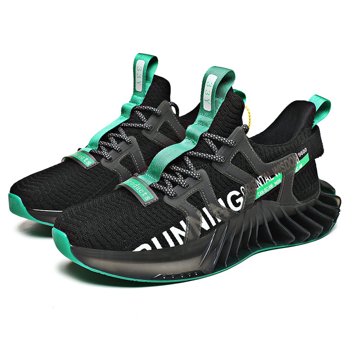 Custom Men Reflective Fashion Blade Shoes White Shoes Casual Walking Sneakers Size 39-46 for Men