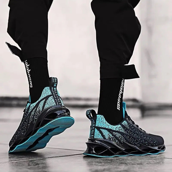 Blade Mens Shoes Spring New Versatile Daily Leisure Thin Style Mesh Casual Mesh Running Sports Sneakers Mens Trendy Shoes