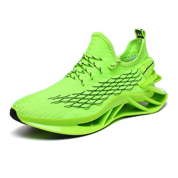 Running Thick Bottom Shock Absorber Youth Leisure Racing Large Outdoor Blade Sports Men's Shoes