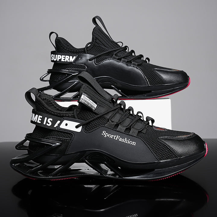 Wholesale Breathable Fashion Outdoor Sport Shoes Lace-up Light Weight Oem Trainers Blade Running Shoes