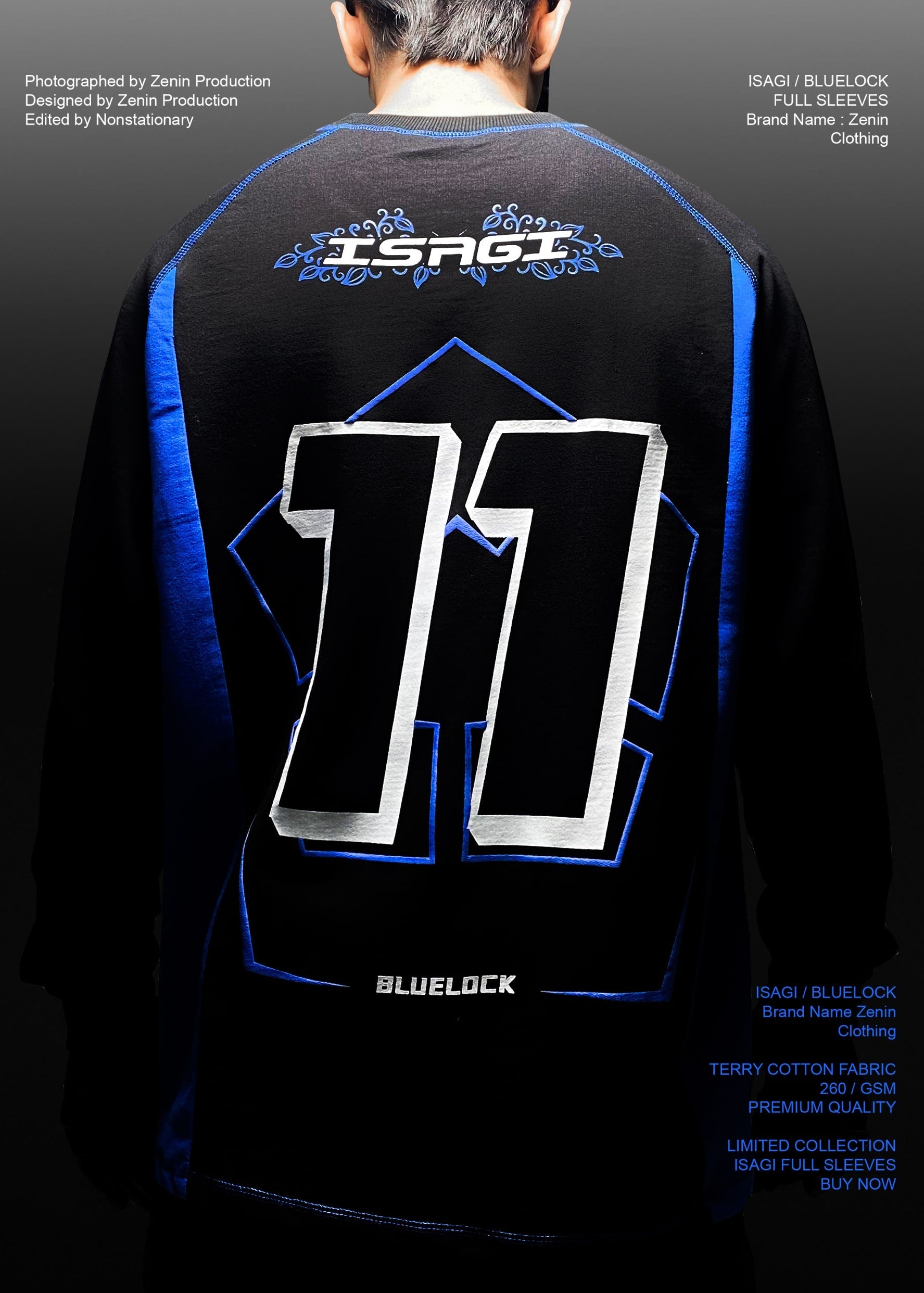 ISAGI BLUELOCK / FULL SLEEVES