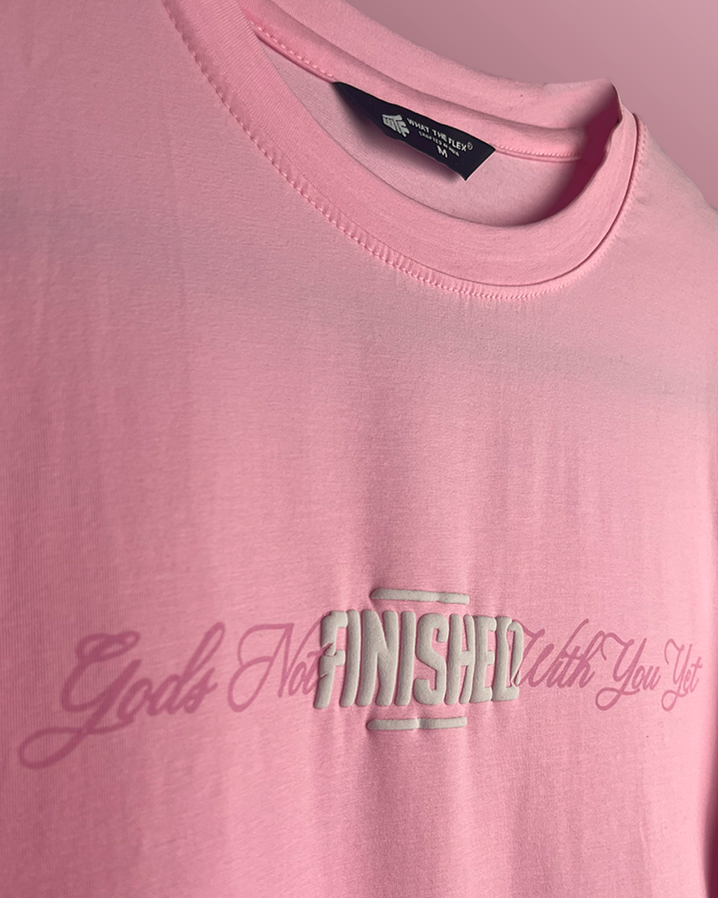 New World Energy Pink Oversized T-shirt