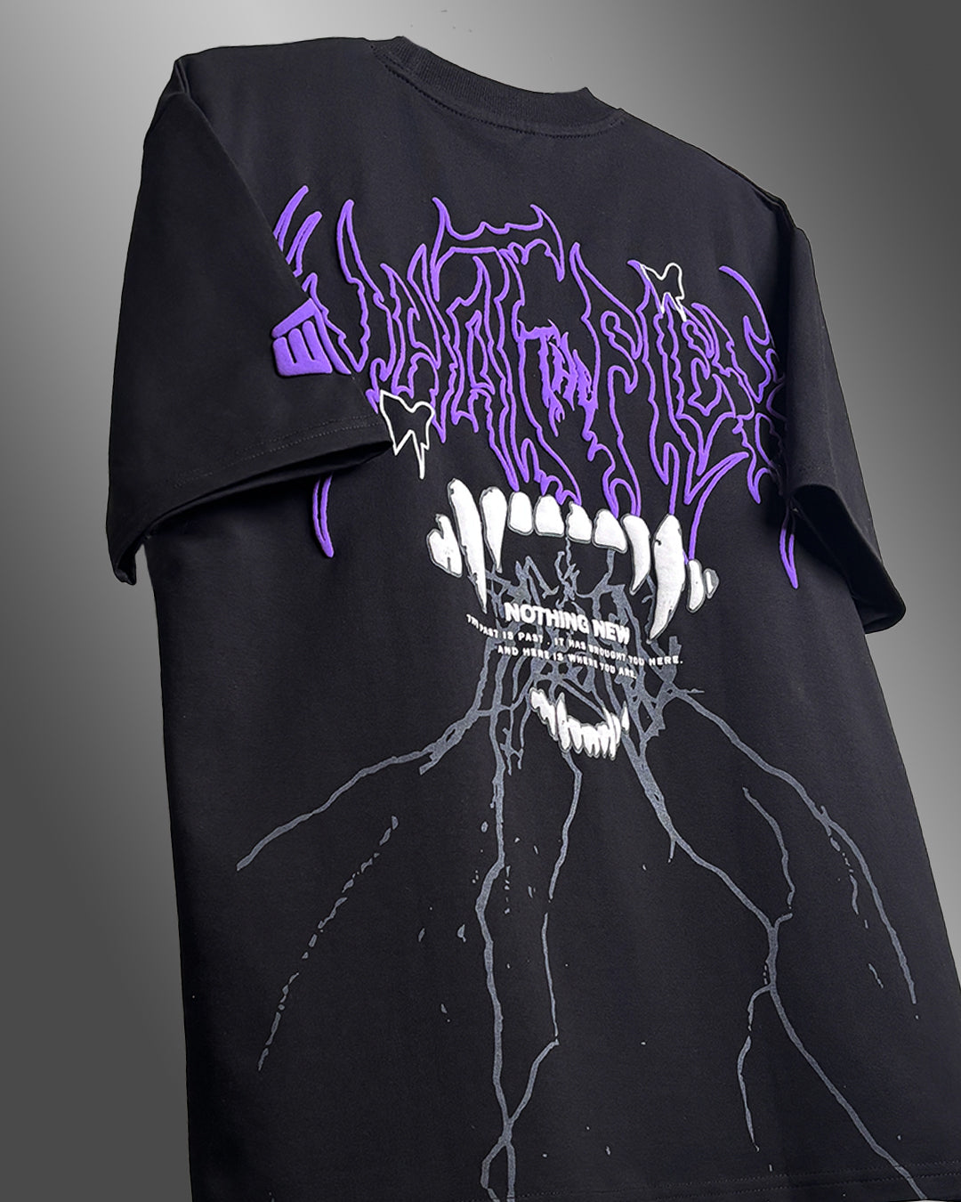 Nothing New Black Heavyweight Oversized T-shirt