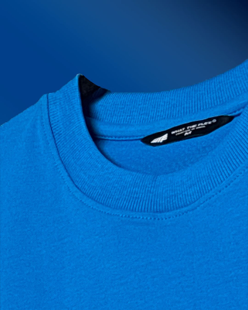 Too Young Heavyweight Blue Oversized T-shirt