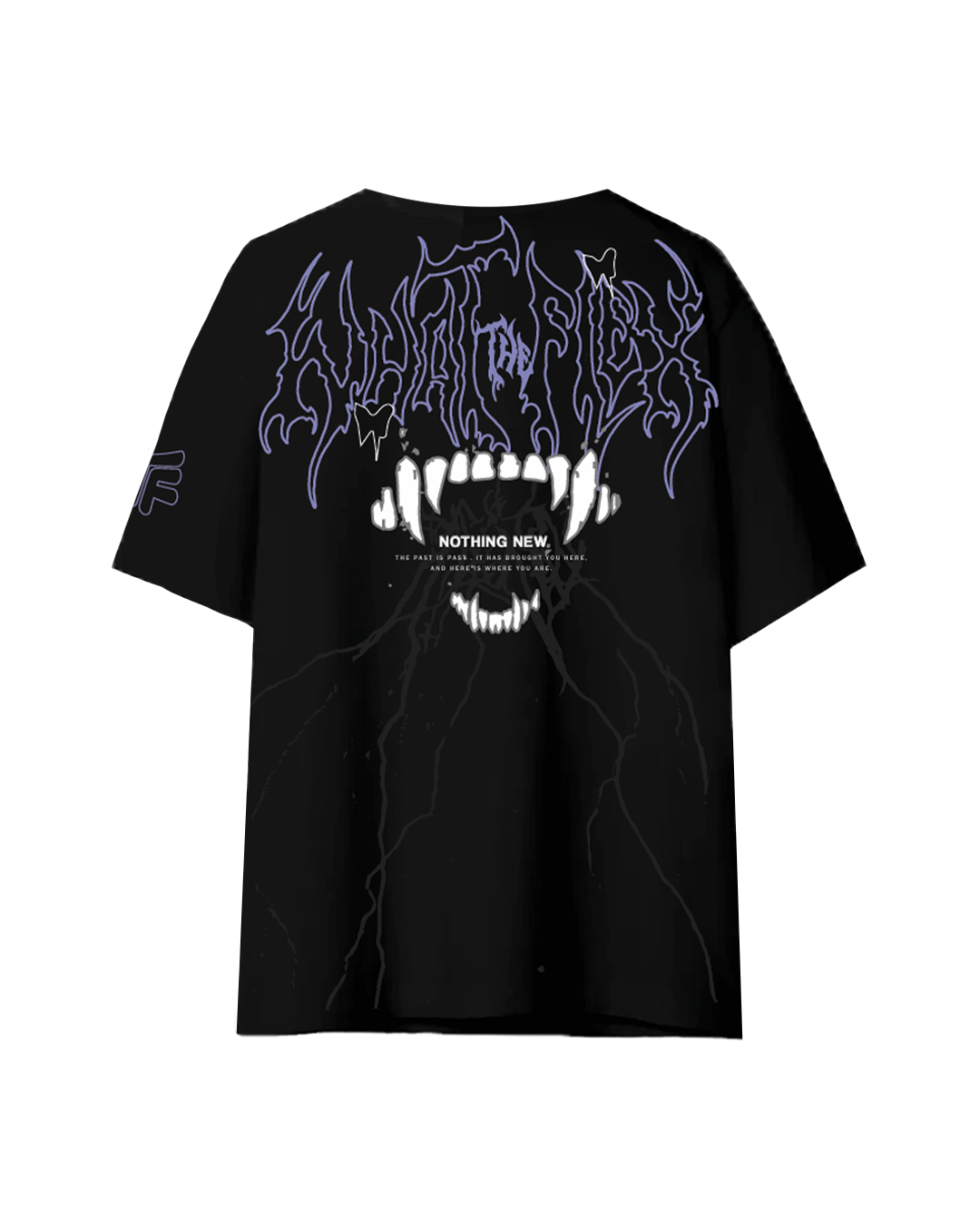 Nothing New Black Heavyweight Oversized T-shirt