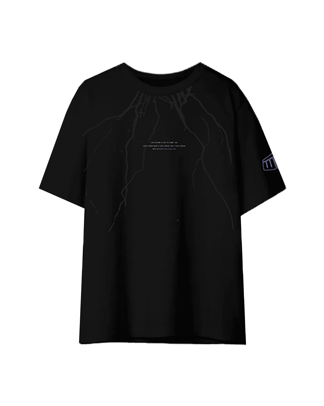 Nothing New Black Heavyweight Oversized T-shirt