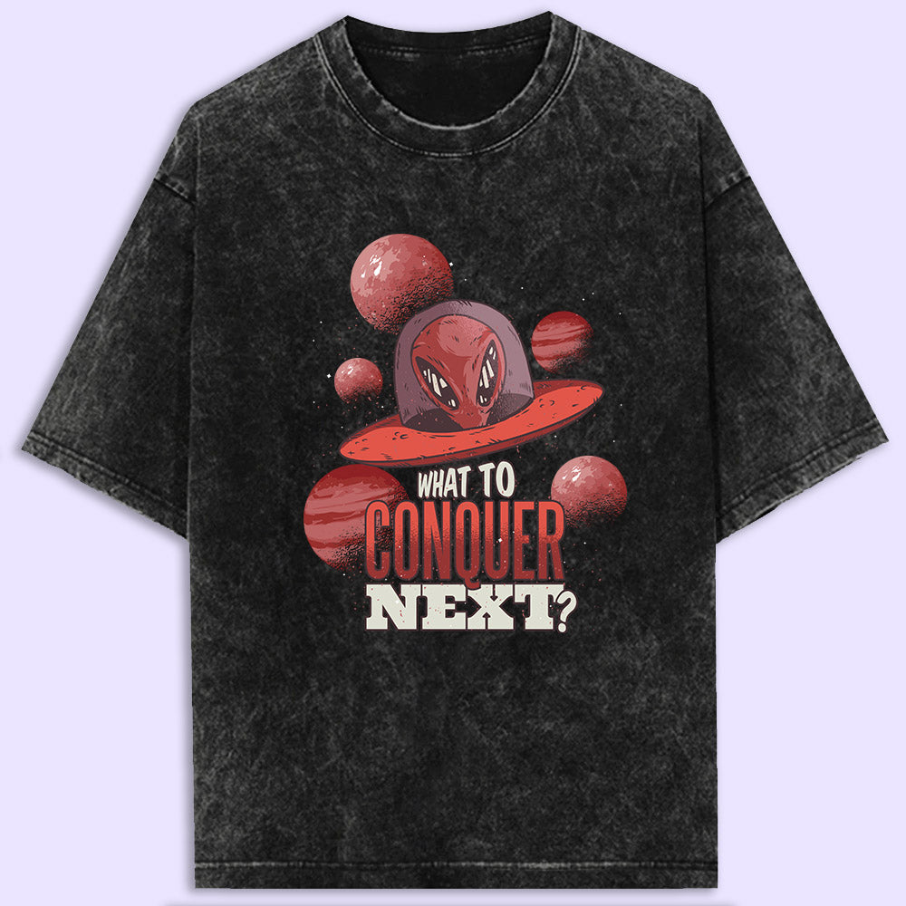 What To Conquer Acid Wash Oversized T-Shirt
