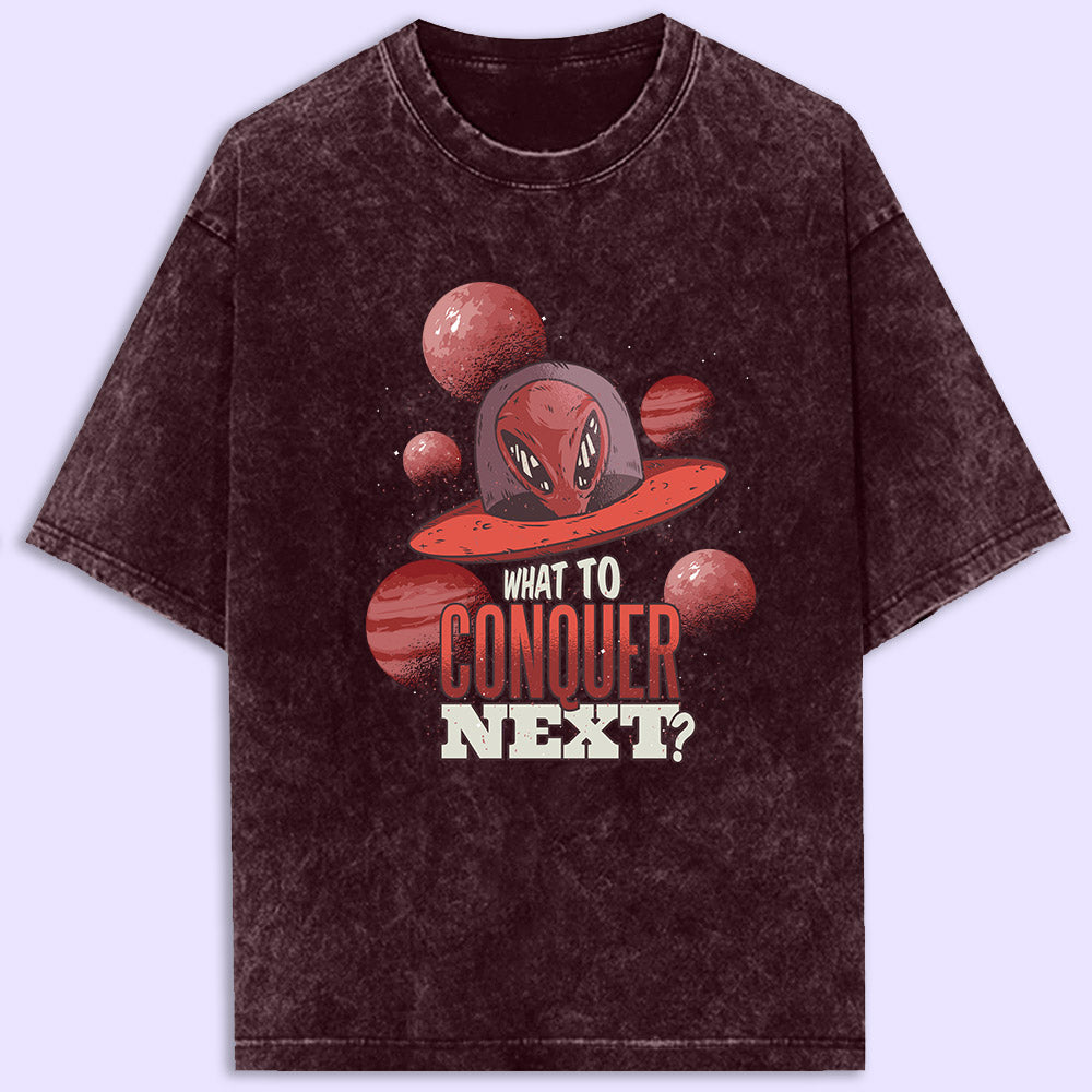What To Conquer Acid Wash Oversized T-Shirt