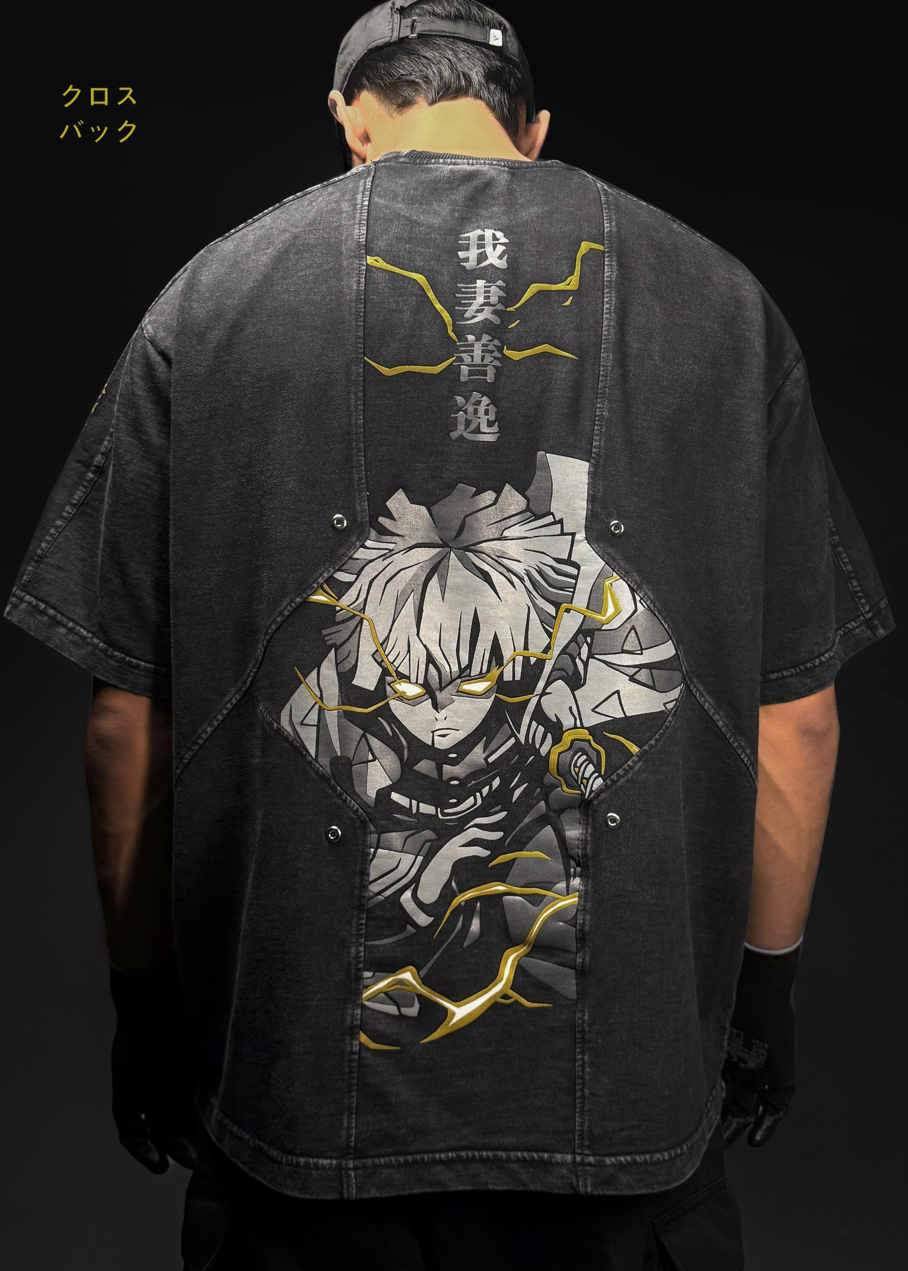 ZENITSU / DEMON SLAYER / WASHED OVERSIZED T-SHIRT